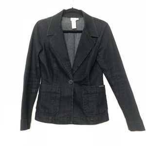 Calvin Klein Dark blue Denim Blazer​